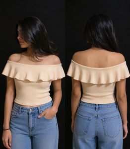 Off-Shoulder Ruffle Top