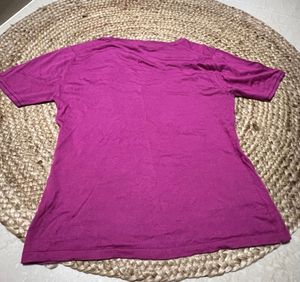 Vibrant Pink Short Sleeve Tee
