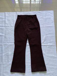 Flared Brown Trousers