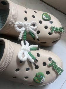 Cute Croc-Style Clogs with Charms