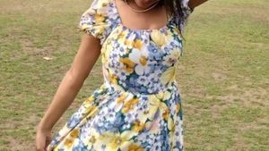Floral Print Midi Dress
