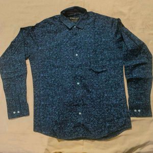 Stylish ZEGLER Blue Patterned Shirt