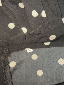 Black Polka Dot Halter Maxi Dress