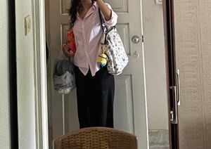 Pink Button-Up Shirt