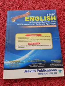 I PUC English Question Bank 2017-18