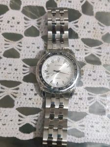 Men's Silver Chronograph Watch