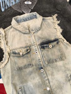 Denim Jacket with Pop Art