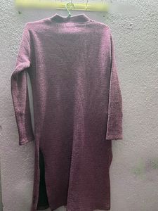 Elegant Woolen Embroidered Kurta ‼️