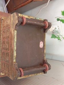 Antique Brass make-up Box