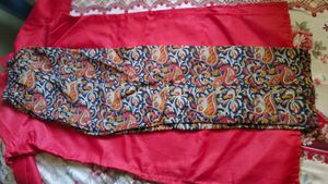 Ajrakh Print Kurta Set With Jacket New One