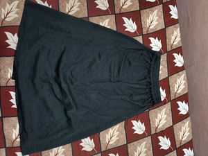 Areca designer black midi skirt