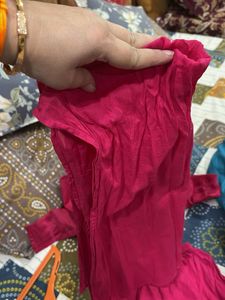 Girls' Embroidered Top &amp; Bottom Set