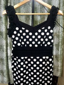 Chic Polka Dot Bodycon Dress