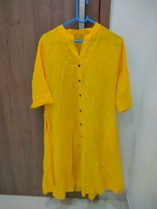 Yellow Kurta Palazzo Set