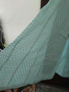 Elegant premium Teal Kurta set with Embellished Ne
