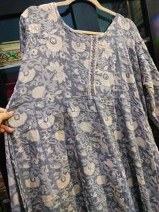 4 xl. Beautiful Blue Floral Kurta