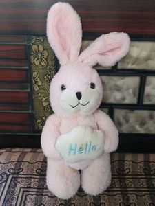Cute Pink Bunny Plush Toy