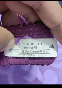 (Enamor)Elegant Purple Lace Bra