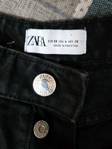 Zara Black straight fit Jeans