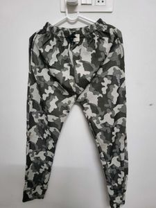 Camouflage Print Jogger Pants