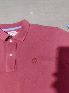 brooks brothers 1818 Men's Red Polo T-Shirt