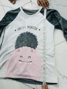 Pretty Monster Pajama Top