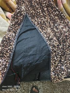 Slit Cut Dress (shimmer)
