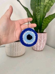 Handmade Evil Eye Keychain/phone charm
