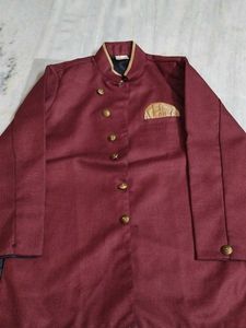Maroon Sherwani Set