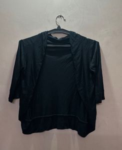 Elegant Black Shrug | Stylish & Versatile
