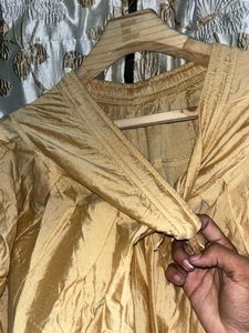 Royal Gold Brocade Sherwani Set ✨*