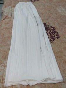 Comfortable White striped Palazzo Pants