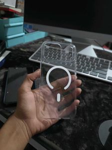 Anti Yellow Clear Phone Case with MagSa