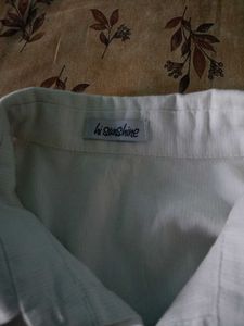 White shirt with Ruffled Cuffs