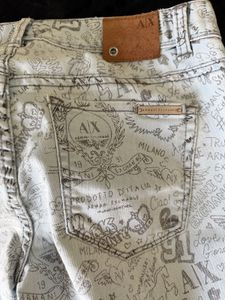 Patterned Denim Armani Exchange Jeans