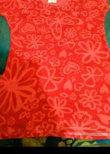 Red Floral Print T-Shirt