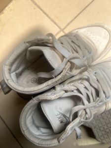 White High-Top Sneakers