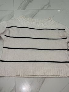 Striped Knit Sweater