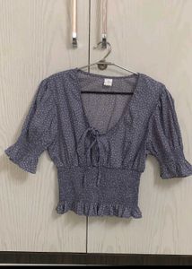 ⛔Sale⛔SSS Polka Dot Blouson Top