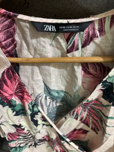 Floral Print Wrap Top