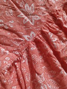 peach short kurti