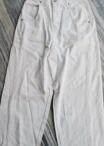 denim jeans off white colour