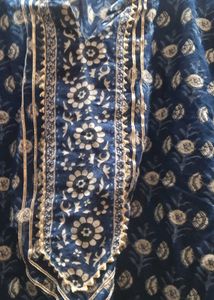 Elegant Blue Printed Kurta