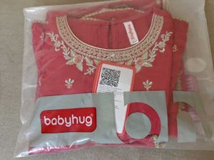 Babyhug Red Girls Lehenga Choli Set