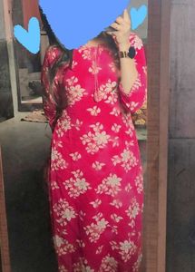 Vibrant Floral Print Kurta Set
