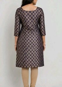 combo kurties Elegant Sleeveless Dark Green Maxi D