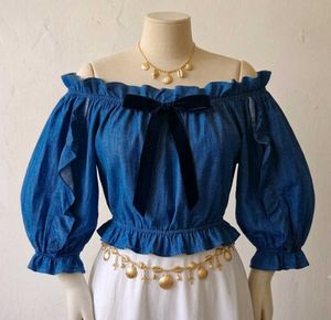 Off-Shoulder Ruffle Top