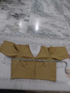 Solid Light Brown Blouse
