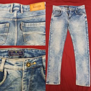 Ice Blue Armani Jeans For Men 🔥