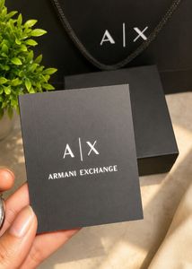 Armani Exchange original  Watch with bag and box (